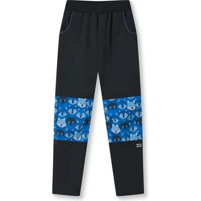 Wolf Chlapecké softshellové kalhoty bez fleecu Wolf &ie B2682 Černá – Zboží Dáma