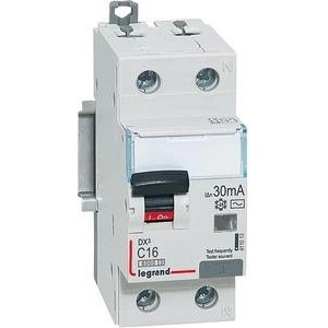 Legrand ДТЗ комбинирана DX3 1P+N 20A крива C 30mA тип AC 6kA 2 мод. - 411014 (411014)