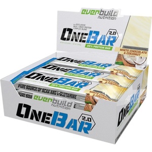 Everbuild One Bar 2.0 [12 x 85 грама] Бял шоколад с кокос