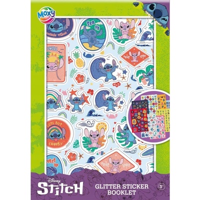 Moxy trblietavé samolepky Stitch