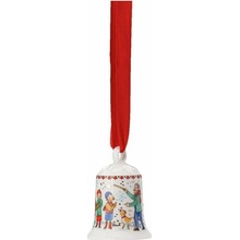 Rosenthal Porcelánový mini zvonek motiv Zpěváčci Christmas Sounds 5 cm