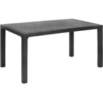 TopMebel Маса Kalan TopMebel от полипропилен в антрацит 150x90x75cm