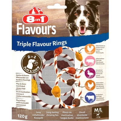 8in1 Triple Flavour Rings 120 g
