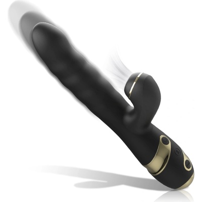 IBIZA Up&Down Suction Double Vibrator Black