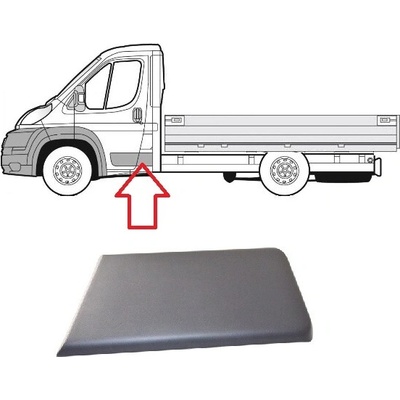 Ochranná lišta Fiat Ducato od 2006 levá, za přední dveře, B-sloupek, valník 735432335