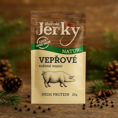 Jihočeské Jerky Vepřové natur 20 g