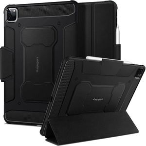 Spigen Противоударен Калъф за iPad Pro 12.9" 2022-2018/ Air 13, Spigen Rugged Armor Pro Case, Черен (ACS02889)
