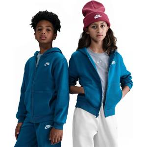 Nike Юношески суичър Nike Fundamentals Full Zip Hoody Juniors - Royal Pulse