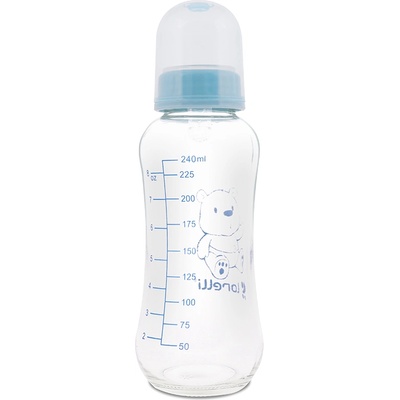 Baby Care СТЪКЛЕНО ШИШЕ 240 МЛ moonlight blue (10200620004)