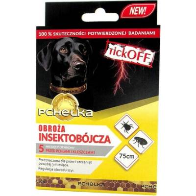 Pchełka TickOFF Insekticídny obojok pre psa 75 cm