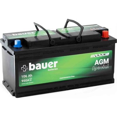 Bauer AGM 12V 106Ah 950A BA10602
