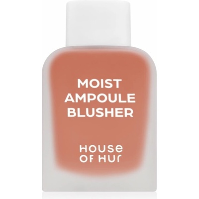 House of Hur Moist Ampoule Blusher Hydratační tekutá tvářenka 01 Nude Beige Mini 10 ml