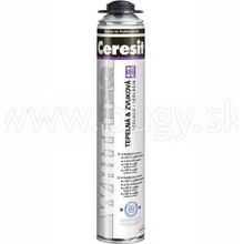 Ceresit WhiteTeq Tepelná a zvuková izolácia, jednozložková pištoľová pena 750ml