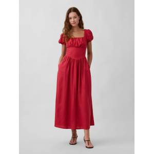 GAP Лнена макси рокля с джобове GAP GAP | Cherven | ЖЕНИ | S