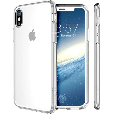 Prodigee Scene Case - хибриден удароустойчив кейс за iPhone XS, iPhone X (прозрачен)