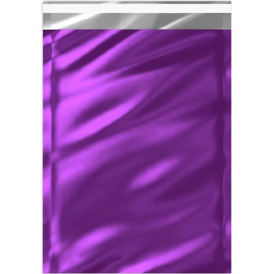 Lesklé metalické fóliové obálky - 324 x 229 mm (C4) - Purpurová