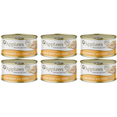 Applaws Cat kuracie prsia a syr 6x 70 g