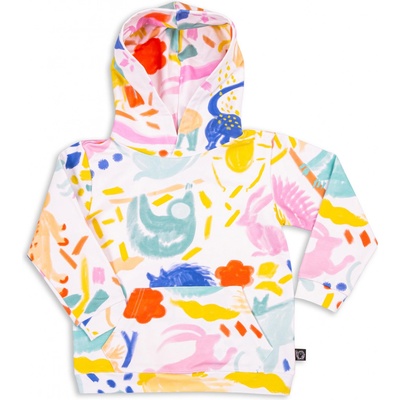 Wouki dětská mikina Washi pink jungle