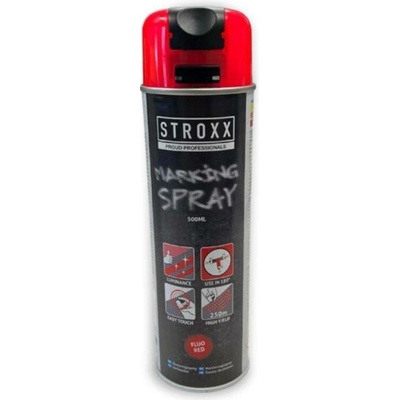 Stroxx značkovací sprej 500 ml červená – Hledejceny.cz