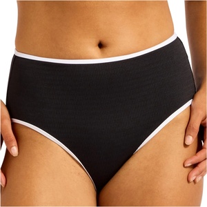Seafolly Дамско бикини долнище Seafolly Beach Bound High Waisted Pant Bikini bottom - Black - размер 34 (EU) (150-6620-0112)