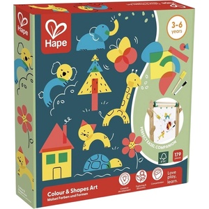 HaPe International Творчески комплект Hape International - Цветове и форми, 179 части (H2011) - baby
