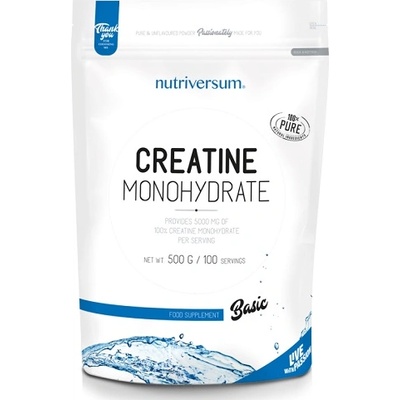 Nutriversum Creatine Monohydrate, 500 Grams