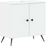 vidaXL Шкаф за мивка в баня BREDA Бяло 59, 5 x 31, 5 x 59 см (897445)