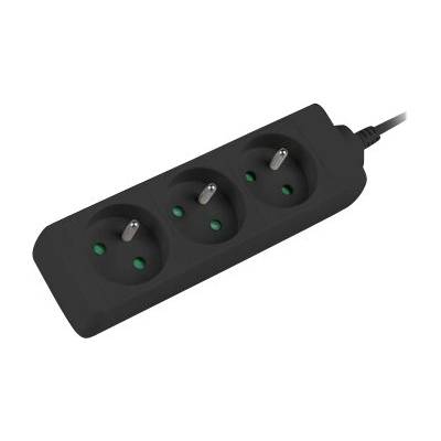 Lanberg черен разпределител 3 м, 3x 230 v (ps0-03e-0300-bk) (ps0-03e-0300-bk)
