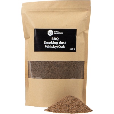 Grill Fanatics whiskey + dub Wood Sawdust BBQ 500 g