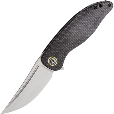 Petrified Fish PFP06 Simum Satin K110 Black Micarta PFP06DMS