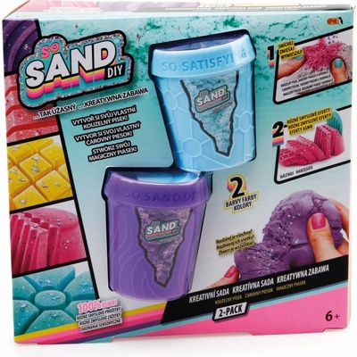 So Sand kouzelný písek 2 pack - fialový s modrým