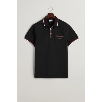 Gant 2-COL Tipping SS pique Polo black