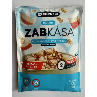 Cornexi Ovsená kaša jablkovo-škoricová bez pridaného cukru 55 g