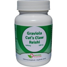 Graviola + Cat´s Claw /Mačací pazúr/ + Reishi tabliety 100