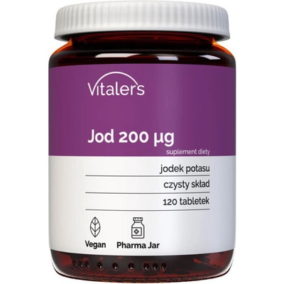 Vitaler's Щитовидна жлеза - Йод, 200 g х 120 таблетки (406347 (VIT-0634) VIT)