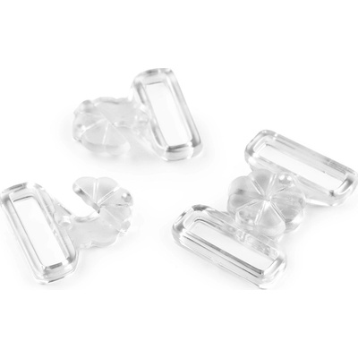 Prima-obchod Plavkové zapínání šíře 17 mm plastové, barva 1 transparent