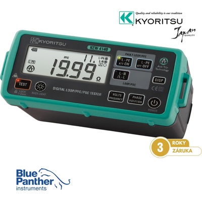 Kyoritsu KEW 4140 - Tester impedance smyčky