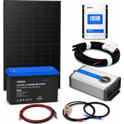 Ecoprodukt solárny ostrovný systém EPEVER 12V/230V 2000W 470Wp 30A 100Ah