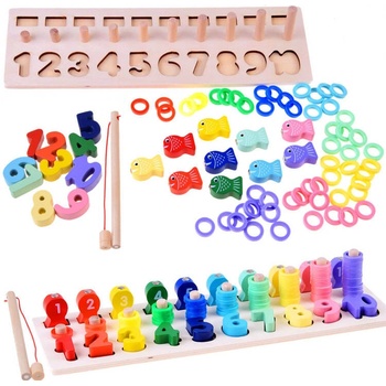 Jokomisiada vzdelávacie puzzle čísla a rybičky