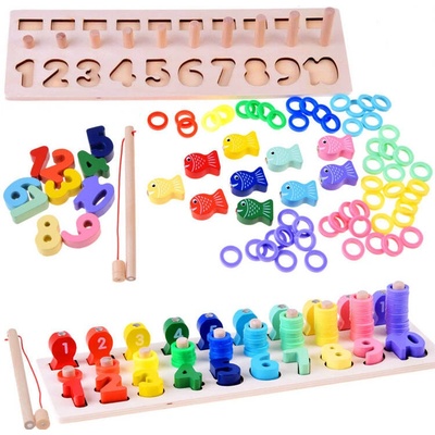 Jokomisiada vzdelávacie puzzle čísla a rybičky