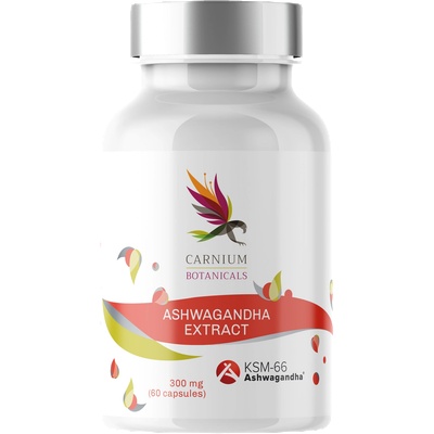 Carnium Botanicals Ashwagandha Extract KSM66 - 60 капсули