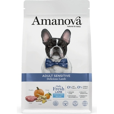 Amanova Dog Adult Sensitive Lamb & Pumpkin Grain Free 10 kg