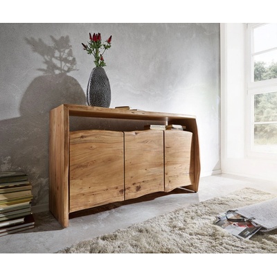 Delife Live Edge 145 cm 3 dvířka