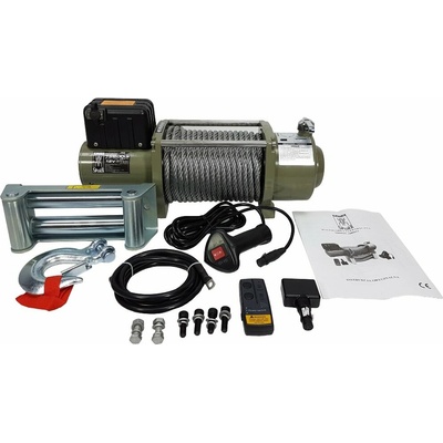 BJC M80821 Elektrický navijak 12V, 16800lb, oceľové lano