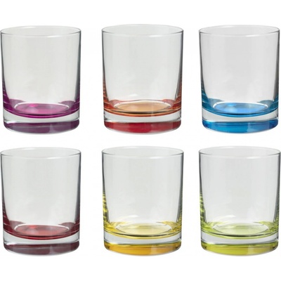 Secret de Gourmet Skleněná sklenice na vodu Color 6 x 300 ml