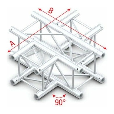 TRUSS PQ30-016 Cross 4 Way Incl. Connectors