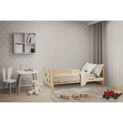 Textilomanie Moon borovica s lamelovým roštom s Matrací Easysoft 10 cm