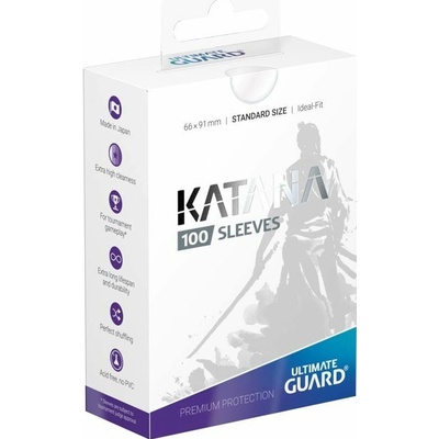 Ultimate Guard Katana - Transparent Obaly 100 ks