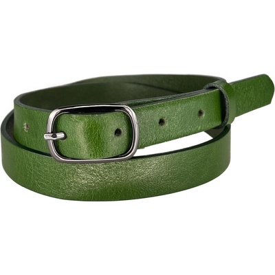 Penny Belts kožený opasek 20-203-31 zelený