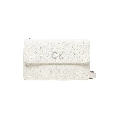Calvin Klein Дамска чанта Re-Lock Dbl Crossbody Bag Perf K60K609399 Бял (Re-Lock Dbl Crossbody Bag Perf K60K609399)